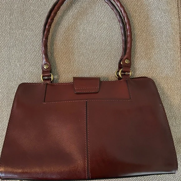 Patricia Nash Rienzo satchel shoulder bag purse leather - Picture 6 of 11